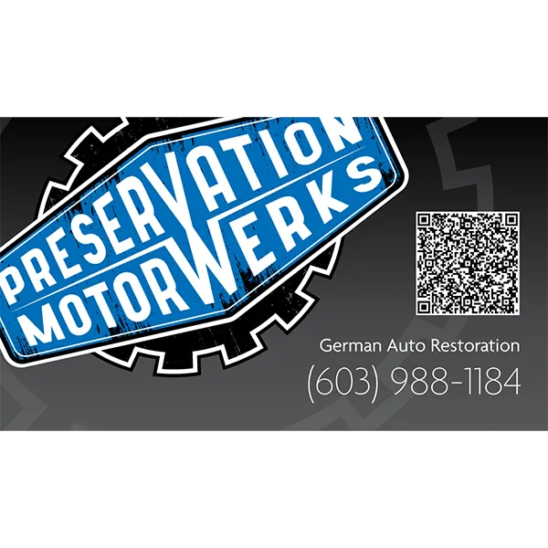 Preservation Motor Werks Business Cards