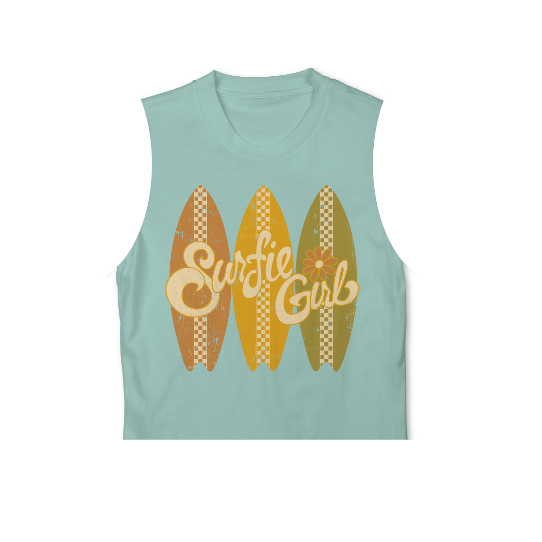 Surfside Surfie Girl 3-Board T-Shirt Graphic