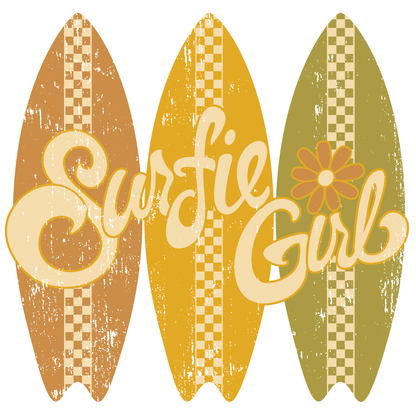 Surfside Surfie Girl 3-Board T-Shirt Graphic