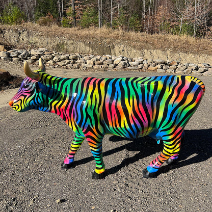 NEVP Cow #8 - Rainbow Zebra