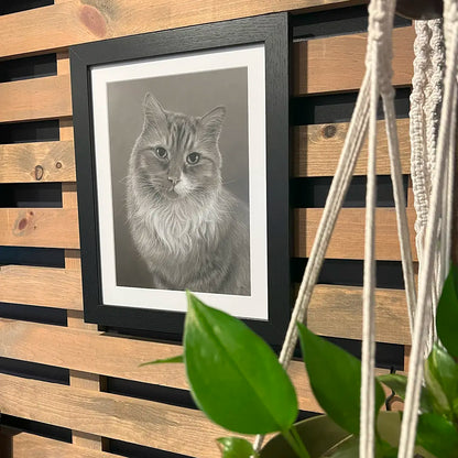 Cat Portrait - 9x12"