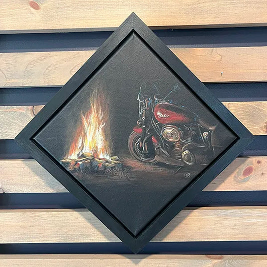 Indian Motorcycles Painting 10x10"