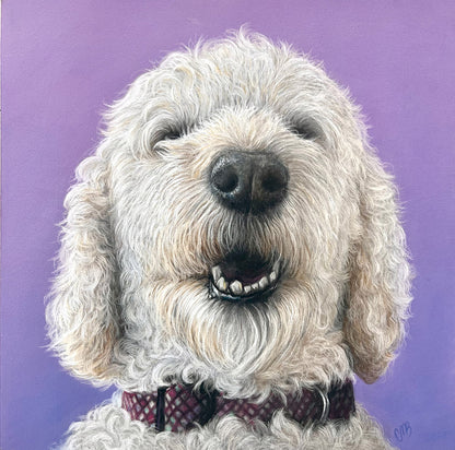 Dog Portrait - 8x8"