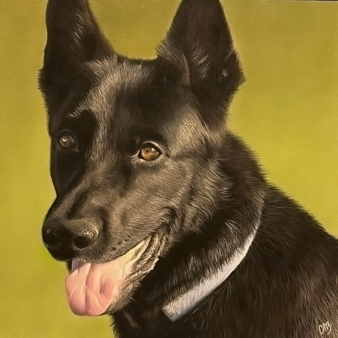 Dog Portrait - 8x8"