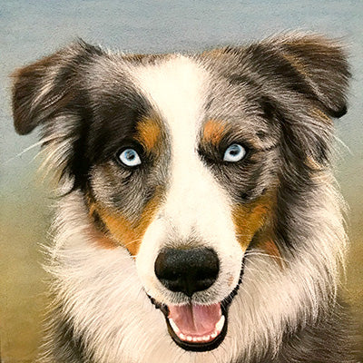 Dog Portrait - 8x8"