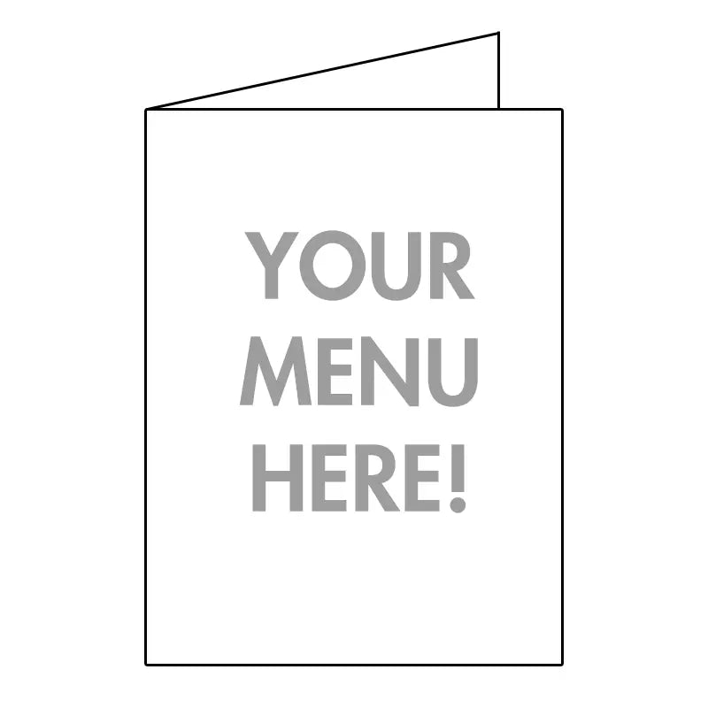 Restaurant Menu Design INQUIRY